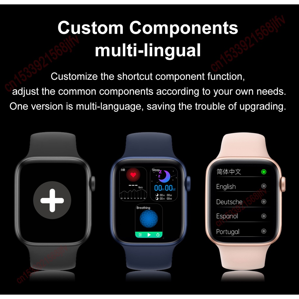 Đồng Hồ Thông Minh T900 Pro MAX Kết Nối Bluetooth 2022 IWO Pk X8 Pro MAX W27 DT7 MAX Series 8