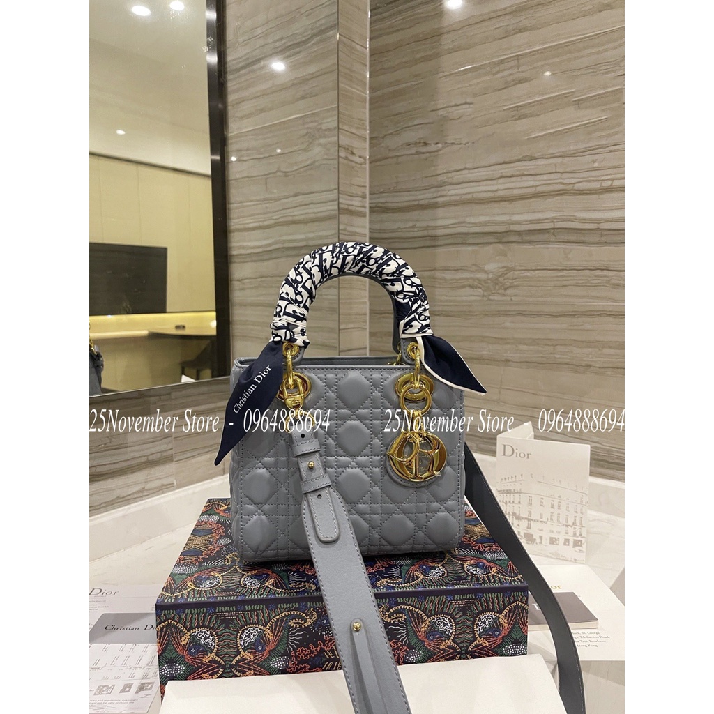 Túi Xách Di.or La.dy  Size 20CM Full Màu