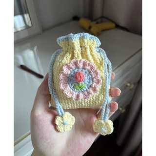 [HANDMADE] Túi rút len mini nhỏ đựng đồ