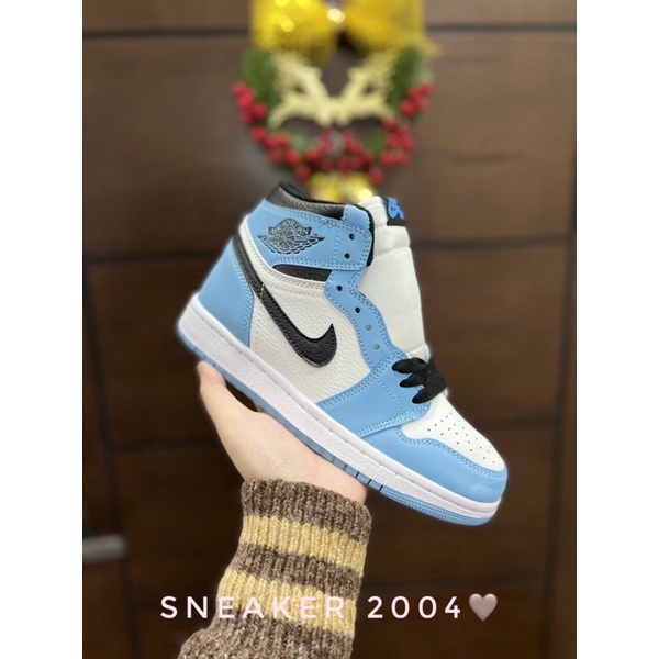 Jordan xanh dương cao 11 , Sneaker nam nữ jd1 xanh kèm hộp