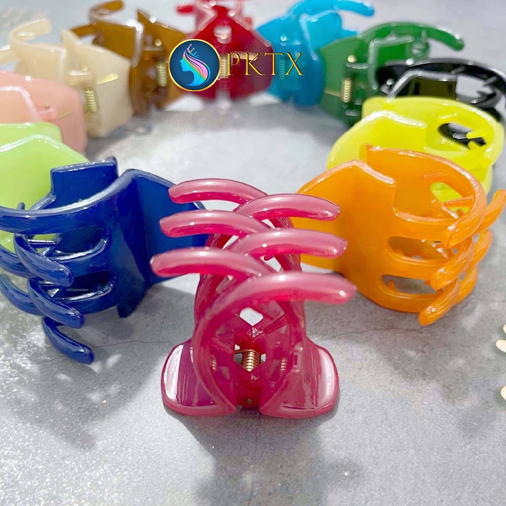 Cặp tóc 6 răng cỡ lớn các màu HÀNG NHẬP KHẨU