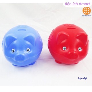 lợn nhựa tiết kiệm , heo nhựa tiết kiệm cho bé nhiều màu sắc