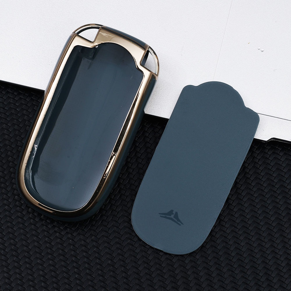 Miếng Dán Chống Trầy Xoay 360 Độ Tiện Dụng° Vỏ TPU Mềm Bảo Vệ Chìa Khóa Xe Hơi Chống Thấm Nước Cho Jeep / Nissan / Tesla Model 3 / Buick Enclave S, Volkswagen Golf / Chevrolet GMC