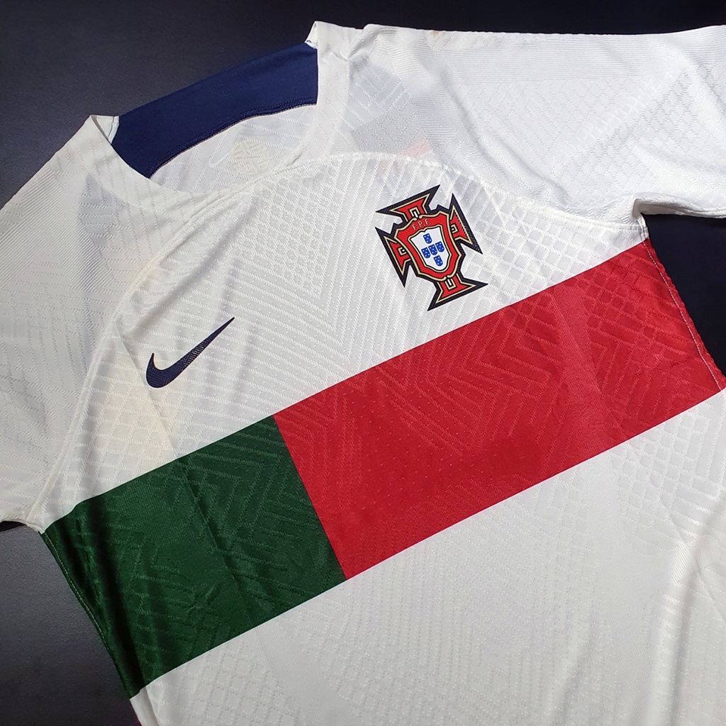 ÁO BÓNG ĐÁ BỒ ĐẦU NHA TRẮNG SÂN TRẮNG WORLD CUP 2022 – HÀNG THÁI LAN – BẢN PLAYER S.F – CHUẨN ÁO ĐẤU CẦU THỦ