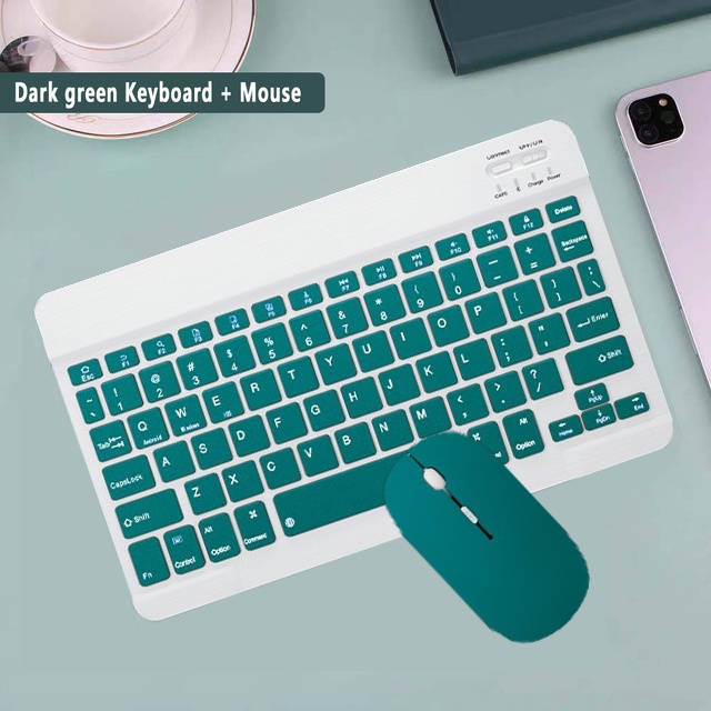 Bàn Phím Bluetooth Và Chuột Không Dây Cho iPad Air 5 Pro 12 2021 Tecaldo Bluetooth Xiaomi Samsung iPad
