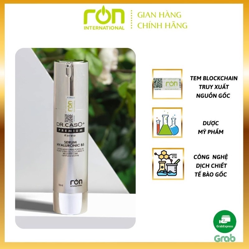 Dr.Caso+ Premium Serum Hyaluronic B5/ Serum siêu cấp ẩm sáng da Hya-B5 50ml