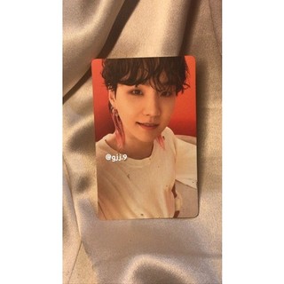 Card Suga BTS- album Butter ver Cream chính hãng