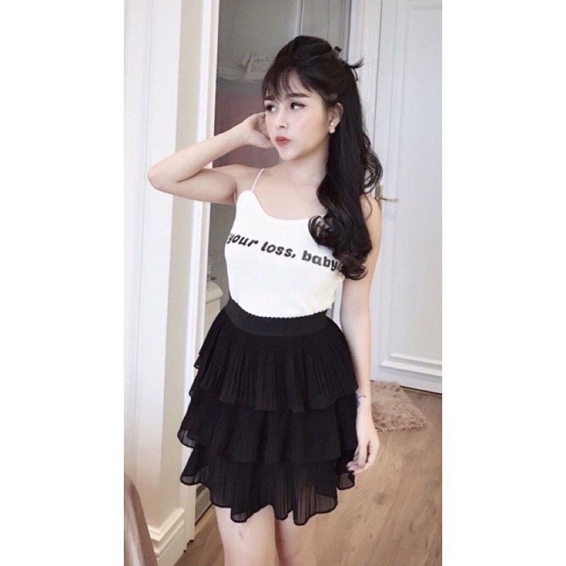 Chân Váy Ba Tầng Cho Bé Gái Size Đại