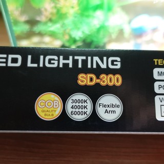 Đèn led thủy sinh kẹp thành bể cá SD-300
