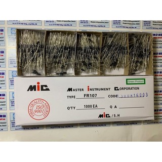 Diode xung 1a 1000v fr107 dip túi 10 con