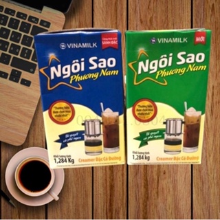 Sữa Đặc Ngôi Sao Phương Nam Xanh Lá Xanh Dương 1284g hộp