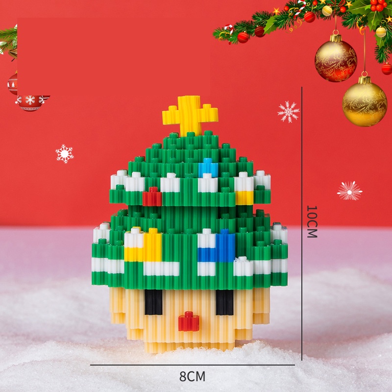 Mô hình lắp ráp Lắp Ráp noel dễ thương , Christmas Ông Già Noel / Cây Thông / Người Tuyết Dùng Làm Quà Tặng