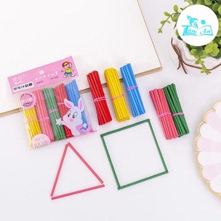Túi 100c Que Tính Bằng Gỗ Nhiều Màu Sắc Tiện Lợi - Đồ dùng học tập thông minh cho bé