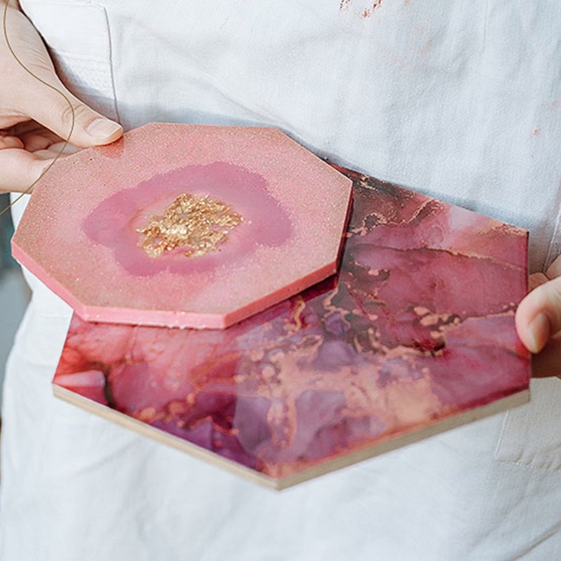 Sa Tinh Dầu Tự Làm Trang Sức Màu Trơn