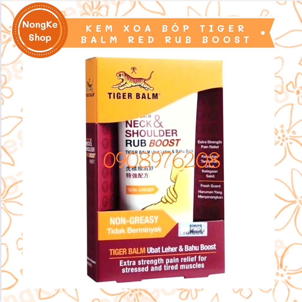 Kem xoa bóp Tiger Balm Red Rub Boost Thái Lan