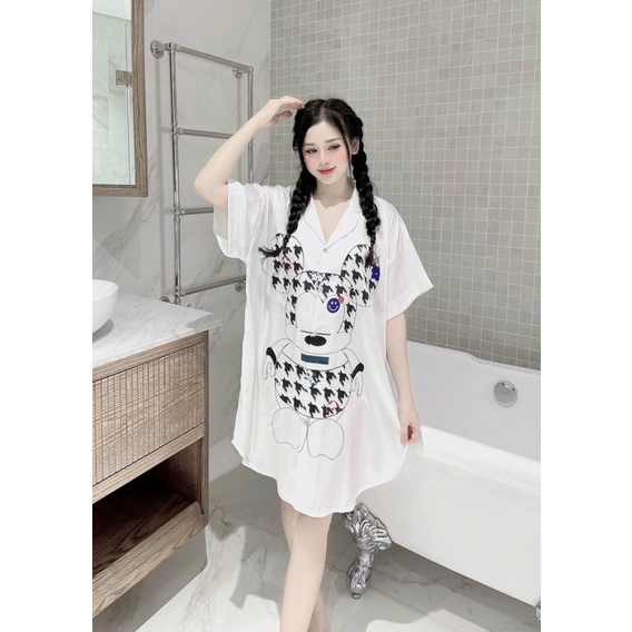 Đầm xước cổ sơ mi hàng thiết kế siêu hot bao giá