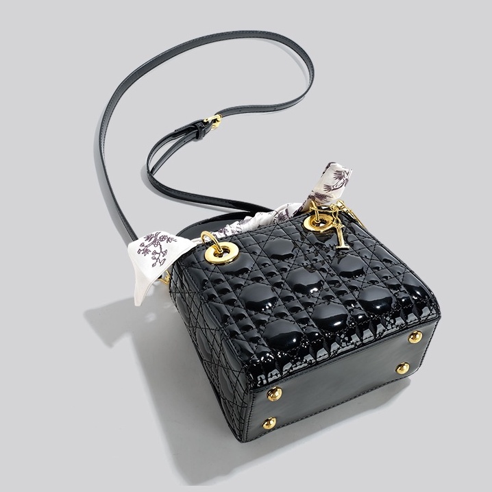 🌸Hàng Order🌸 Túi Xách Nữ CEEKAY Da Đồ Hoạ Bóng Quai Xách Quấn Nơ Dây Da Đeo Sang Chảnh Nữ Tính 🌸 Hàng Quảng Châu