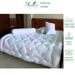 Ruột chăn mền cao cấp Hankun hè, thu đông siêu nhẹ bông kháng khuẩn chăn phao dày đại hàn kt 2mx2m2