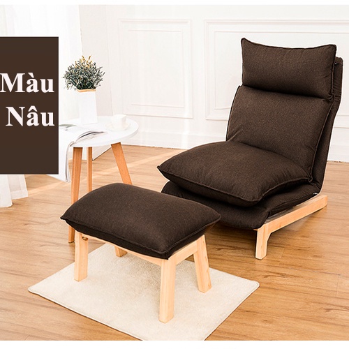 (HÀNG MỚI) Ghế Lười, Ghế Sofa Thư Giãn Phong Cách Nhật Bản Hiện Đại Tặng Kèm Đôn Ghế | BigBuy360 - bigbuy360.vn