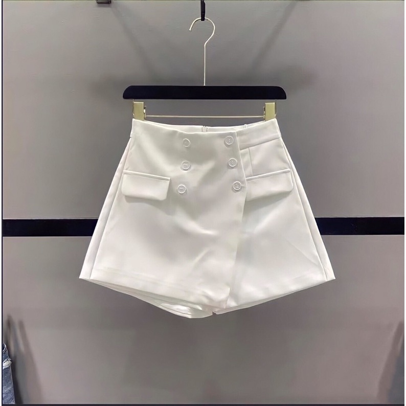 Quần giả váy, váy nữ nắp túi phối nút cho nữ bigsize 50-90kg