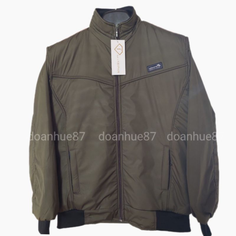 Áo khoác dù nam 3 lớp chống gió chống nước tối đa chất dày dặn siêu ấm