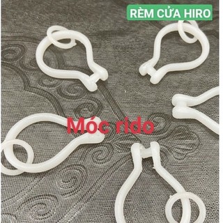 bịch 100 móc rido cao cấp treo rèm cửa