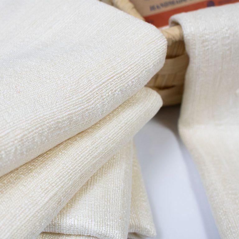 Khăn mặt tơ tằm tự nhiên 30 x 40cm - 100% tơ tự nhiên
