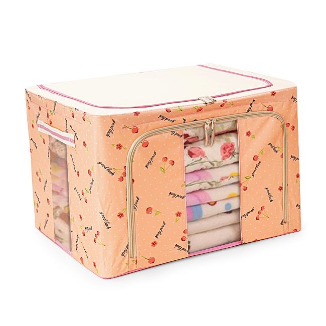 Túi đựng quần áo khung sắt G01 giỏ sọt gấp gọn tiện lợi