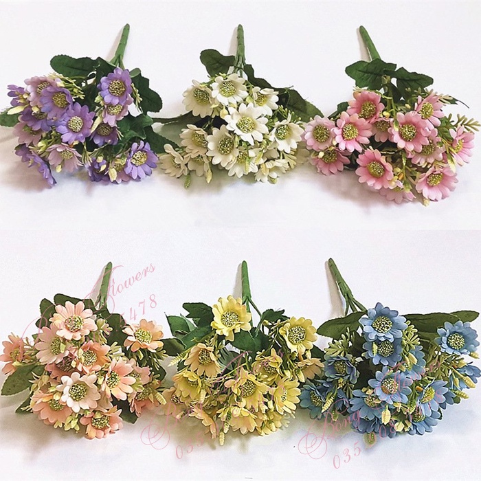 Cụm hoa hướng dương giả dài 30cm