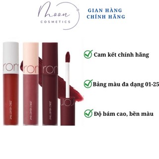 Son romand zero 01-25, son kem lì romand zero velvet tint 5.5g