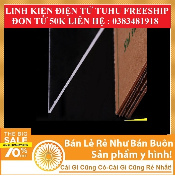 Mica Trong Khổ A4 Dày 2mm - Linhkiendientubk