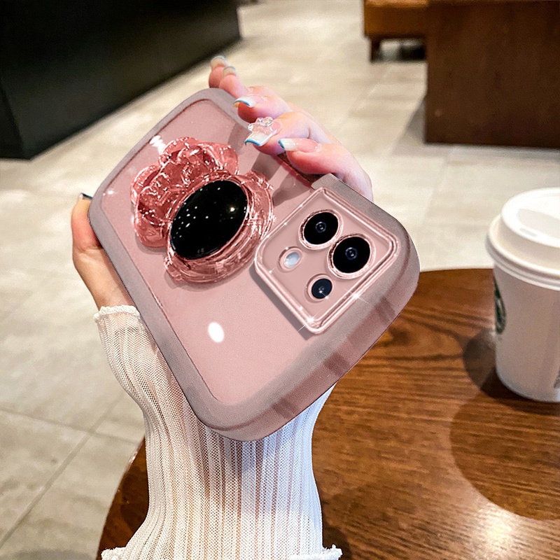 Ốp Điện Thoại Có Giá Đỡ Hình Phi Hành Gia Cho Realme 7i C17 C11 Realme 10 4G C20 C21Y C25Y C25 C12 Realme 9i Realme GT 5G GT NEO