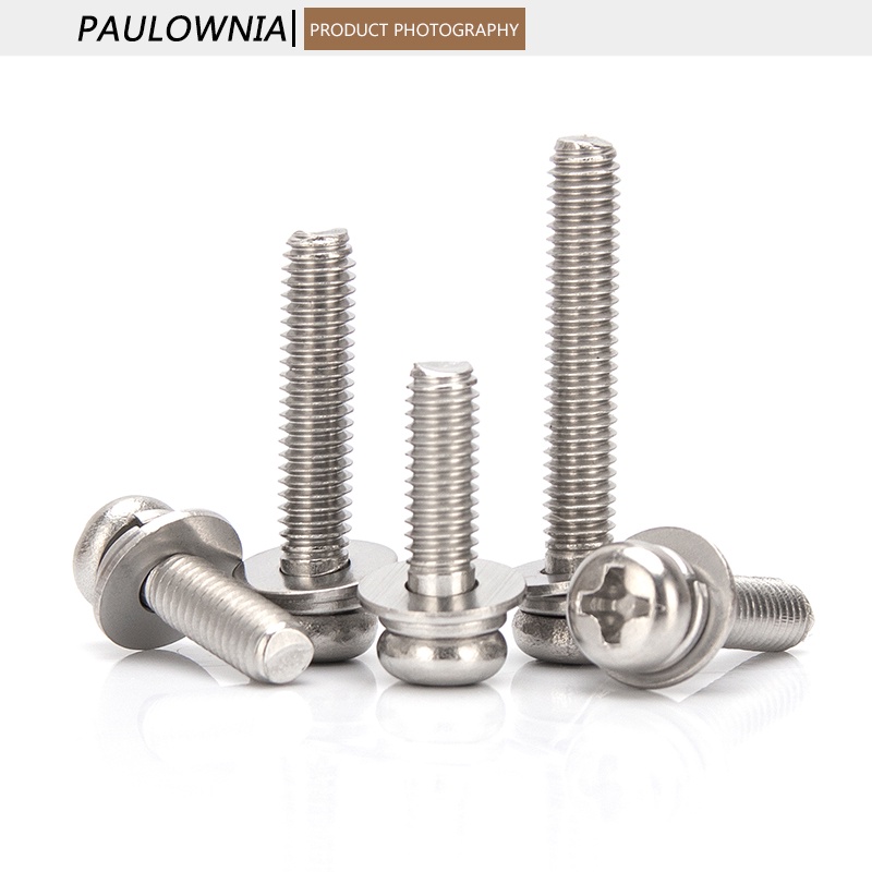Vít Đầu Chữ Thập Bằng Thép Không Gỉ m2 m2.5 m3 m4 m5 5mm
