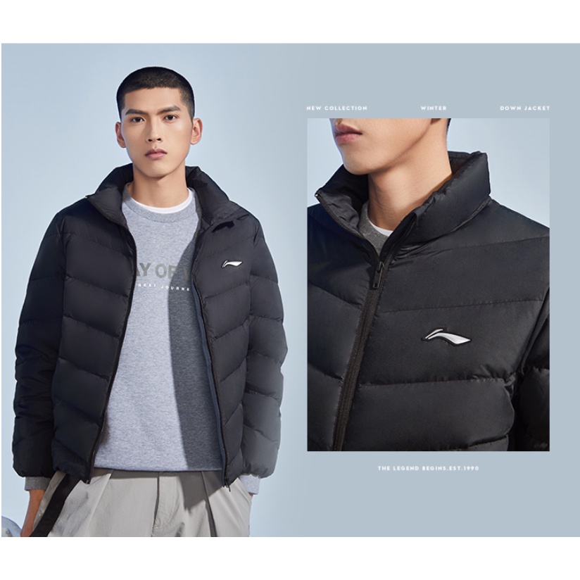 Áo Khoác Lông Vũ Nam LINING AYMR375 Chính Hãng