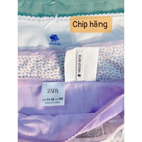 Quần chip za.ra cho bé gái chuẩn xịn đét sz 1-13Y satsunkid