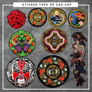 Sticker vải thêu cao cấp - CÓ SẴN KEO ỦI,Patch ủi dùng làm miếng vá Quần Áo,áo phao,BALO,quần jogger, đồ jeans, giày dép
