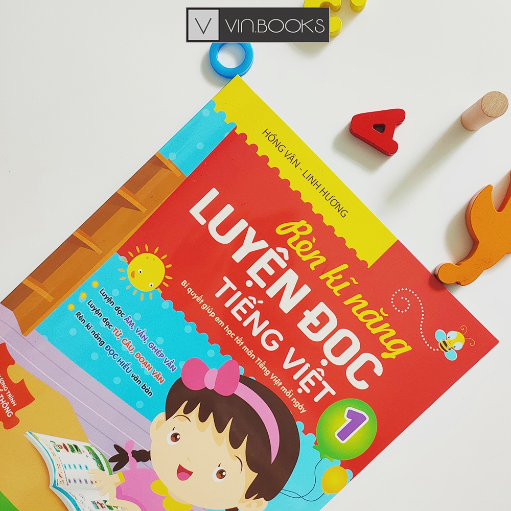 Sách - Rèn Kỹ Năng Luyện Đọc Tiếng Việt 1 - Bí Quyết Giúp Bé Học Tốt Môn Tiếng Việt Mỗi Ngày