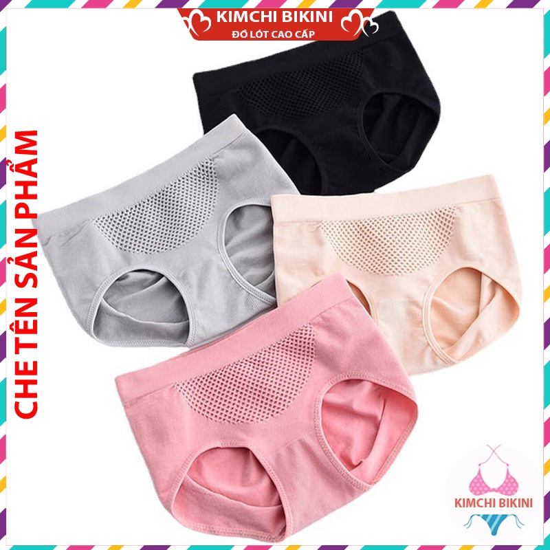 Combo 3 quần con nữ vải cotton mềm nhiều mẫu KIMCHIBIKINI Set 3 quần nót nữ thông hơi chống viêm chị em hay dùng QL002