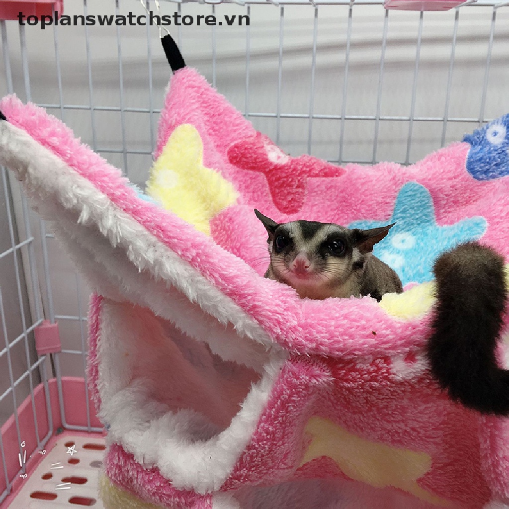 Võng Treo Vải Cotton Mềm Mại Dành Cho Chuột Hamster / Thỏ / Heo Guinea