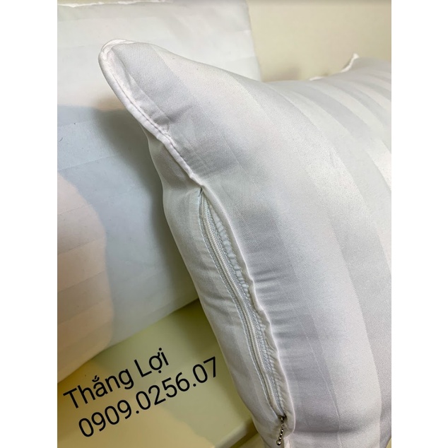 Gối Lông Vũ Thắng Lợi - Chính Hãng. Êm và Bền lâu hơn. Kích thước gối ôm 35x100cm