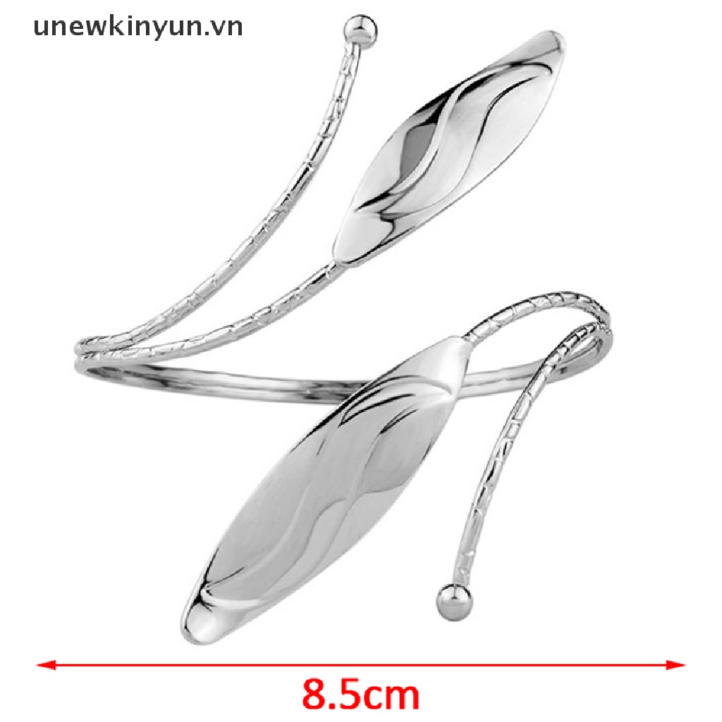 Uu Vòng Đeo Bắp Tay Dạng Chuỗi Xích Bằng Kim Loại Họa Tiết Hình Học Khoét Rỗng Họa Tiết Bướm Lá Phong Cách Bohemian