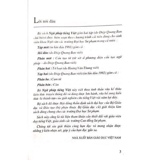 Sách - Ngữ Pháp Tiếng Việt Tập 1 (DN)