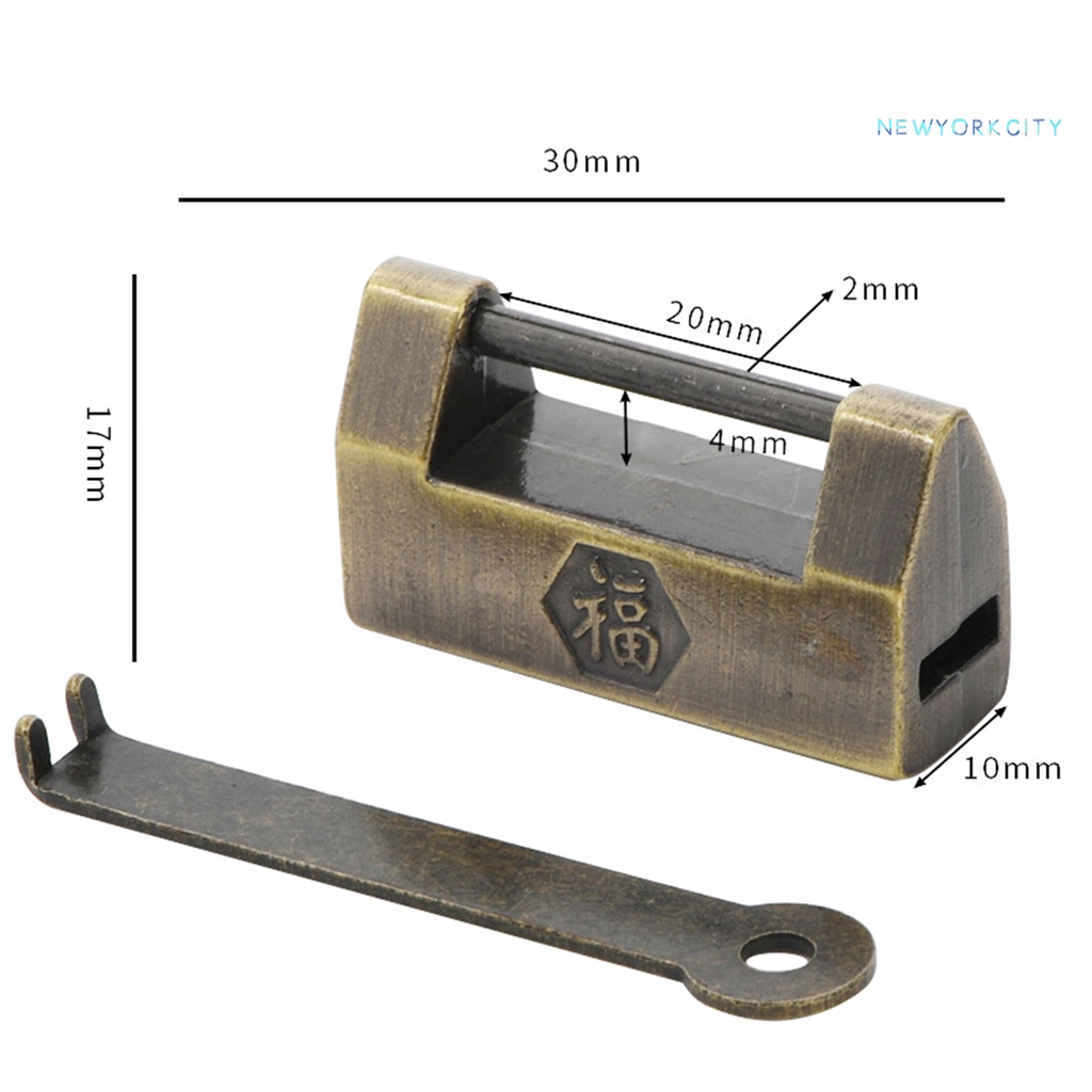 Yo-yo Ổ Khóa Bằng Đồng Thau Kiểu Trung Hoa Cổ Điển Sáng Tạo Nhiều Kiểu Dáng Dễ Sử Dụng