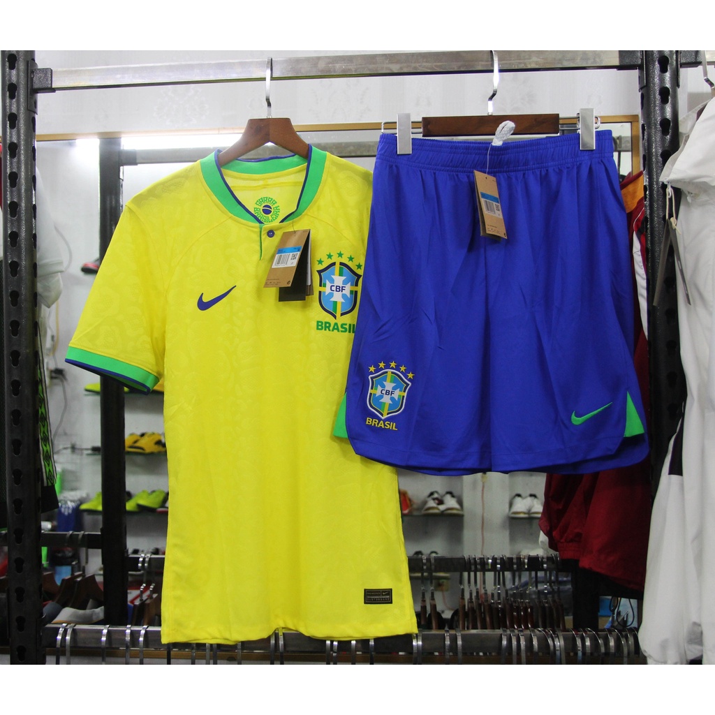 Bộ quần áo bóng đá Đt Brazil mùa WC 22/23 - Bản Player hàng Thái - Brazil Vàng sân nhà