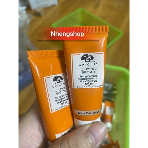 Kem dưỡng ban ngày chống nắng Origins Ginzing Spf 40