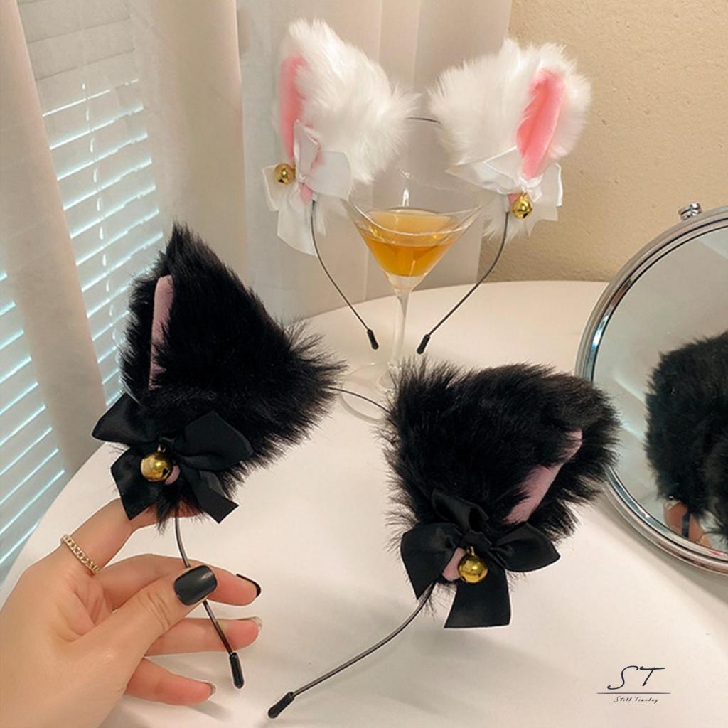Phụ Kiện Cài Tóc Hình Chú Mèo Hoạt Hình Nhồi Bông CY03-Hal Halloween Cho Bé