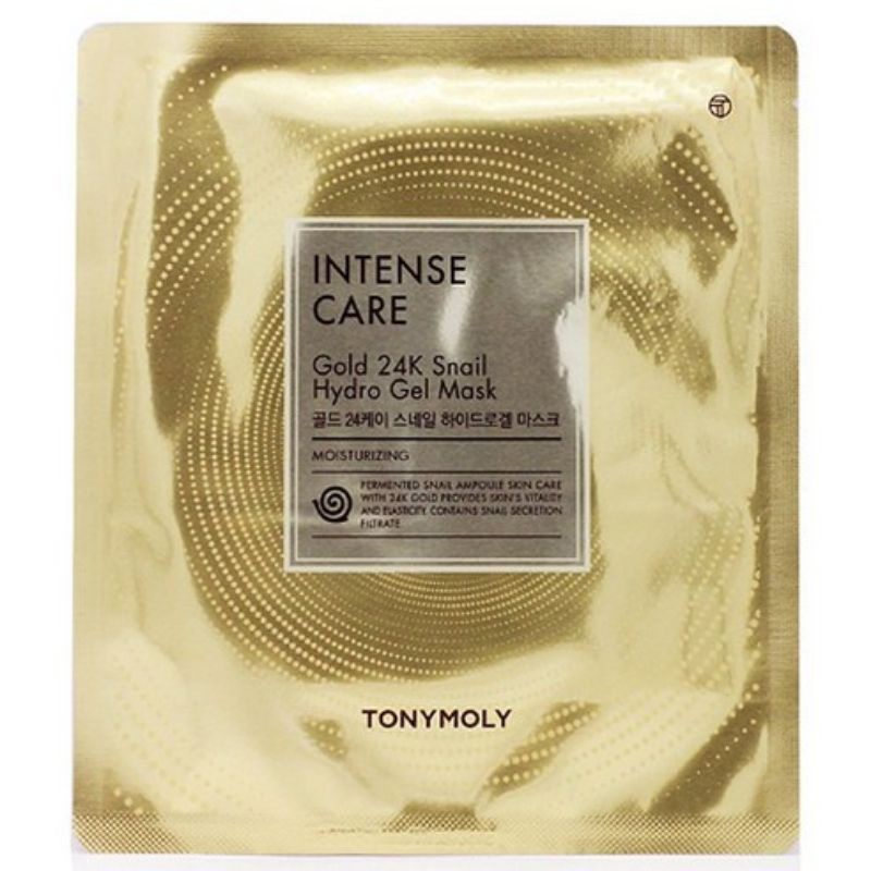 Mặt nạ miếng Ốc Sên, Vàng 24k Intense Care Gold 24k Snail Hydro Gel Mask