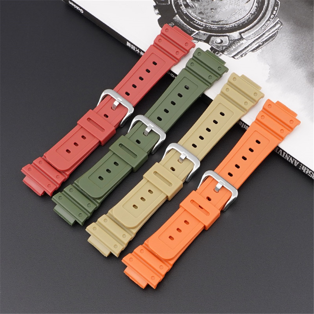Dây Đeo Cao Su TPU Mềm Cho Đồng Hồ Casio G-SHOCK DW5600 5000 5030 5700 GW-6900 GWM5610 GA-2100