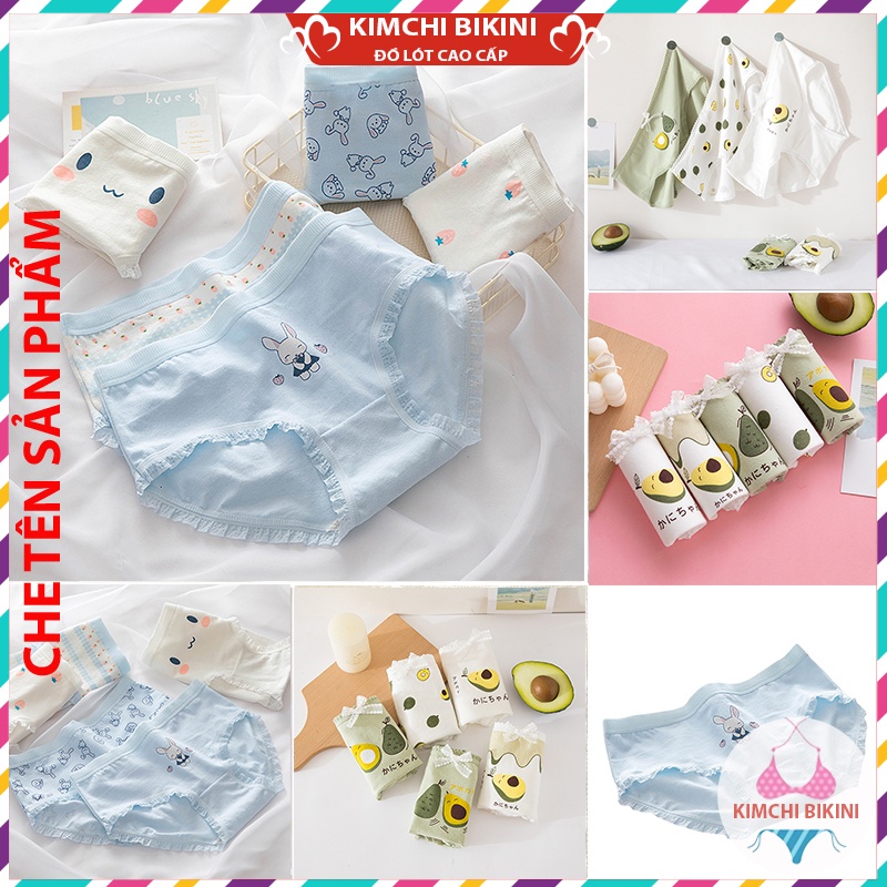 Quần Nót Cotton Nữ Hoạ Tiết Dễ Thương Cute BST Thu Đông KIMCHIBIKINI quần nhỏ cạp thấp mẫu mã đa dạng với nhiều màu sắc