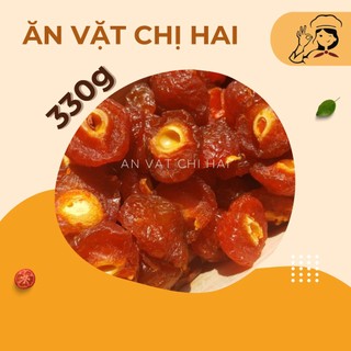 330gr mứt anh đào sấy dẻo vị chua ngọt đà lạt, đào đà lạt sấy chẻ đôi